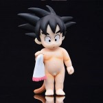 Figurita Goku saliendo de la ducha